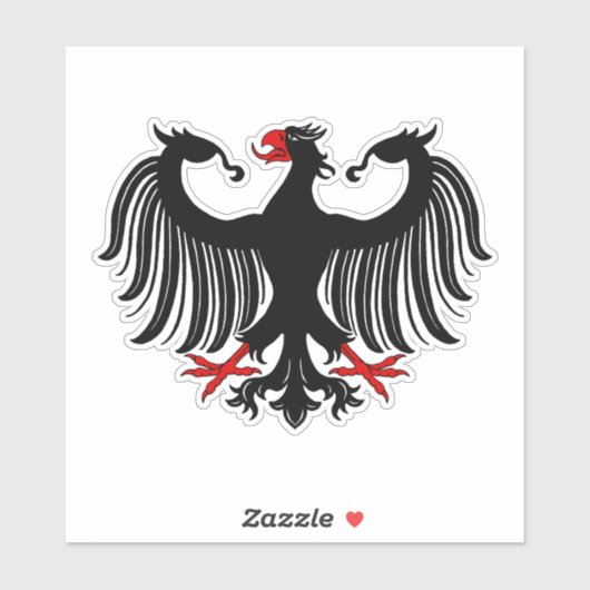 Sticker Aigle allemand (Feuille)