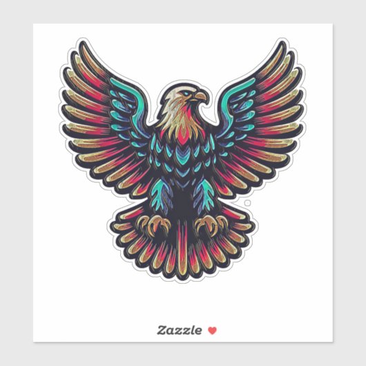 Sticker Aigle américain 402 (Feuille)