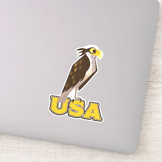 Sticker Aigle Américain Bold (Détail)