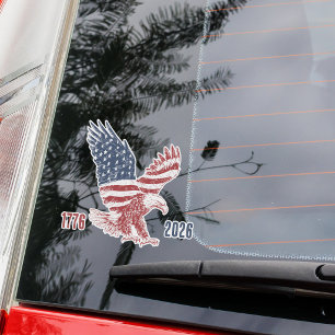Sticker Aigle Américain Patriotique Joyux 250e Anniversair