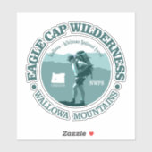 Sticker Aigle Casquette sauvage (T) (Feuille)