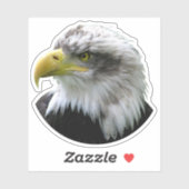 Sticker Aigle de Bald (Feuille)