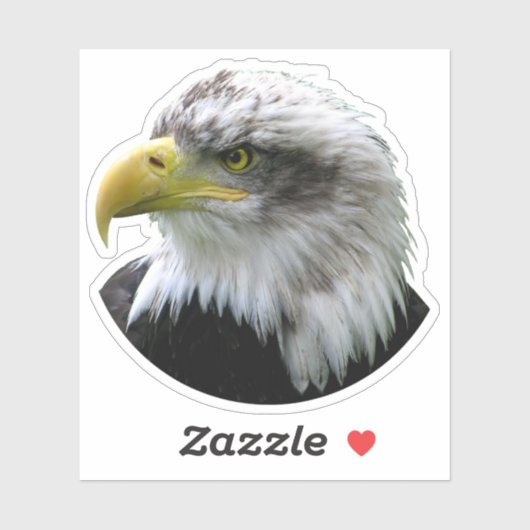 Sticker Aigle de Bald (Feuille)
