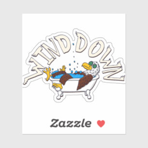 Sticker Aigle du vent