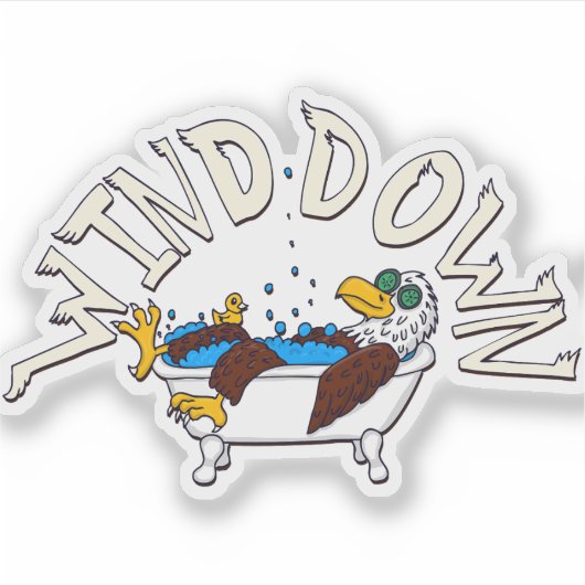 Sticker Aigle du vent (Devant)