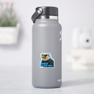 Sticker Aigle Esprit Libre – Anima Esprit Sauvage Audacieu