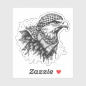 Sticker AigLE PALESTINE (Feuille)