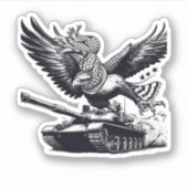 Sticker AigLE PALESTINE (Devant)