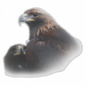 Sticker Aigles d'or : Beautés à travers les bars (Devant)