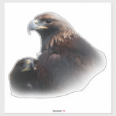 Sticker Aigles d'or : Beautés à travers les bars (Feuille)
