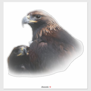 Sticker Aigles d'or : Beautés à travers les bars