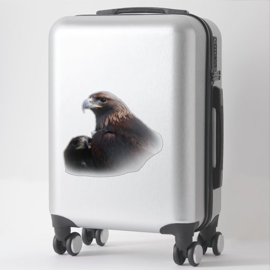 Sticker Aigles d'or : Beautés à travers les bars (Sur valise)