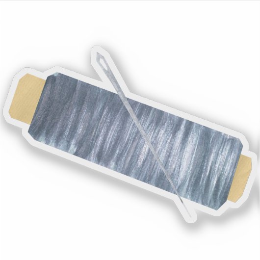 Sticker Aiguille et fil (Devant)