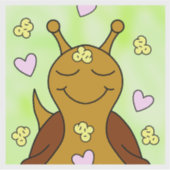 Sticker Aiguille Mignonne Avec Popcorn Et Coeurs | Vinyle (Devant)