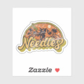 Sticker Aiguilles, Californie (Feuille)