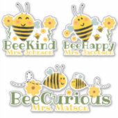 Sticker Aiguilles Jaune Vert Aiguille Mignonne Dit De L'En (Devant)