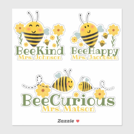 Sticker Aiguilles Jaune Vert Aiguille Mignonne Dit De L'En (Feuille)