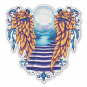 Sticker ailes d'anges pour la Fête des pères (Devant)