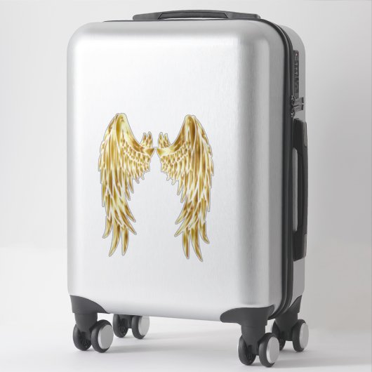 Sticker Ailes d'or (Sur valise)