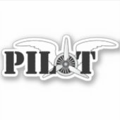Sticker Ailes du pilote (Devant)