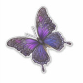Sticker Ailes rides : Papillon pourpre (Devant)