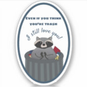 Sticker Aimer Trash Boy (Devant)