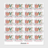 Sticker Aimer votre commande Snap Partager Laisser passer  (Feuille)