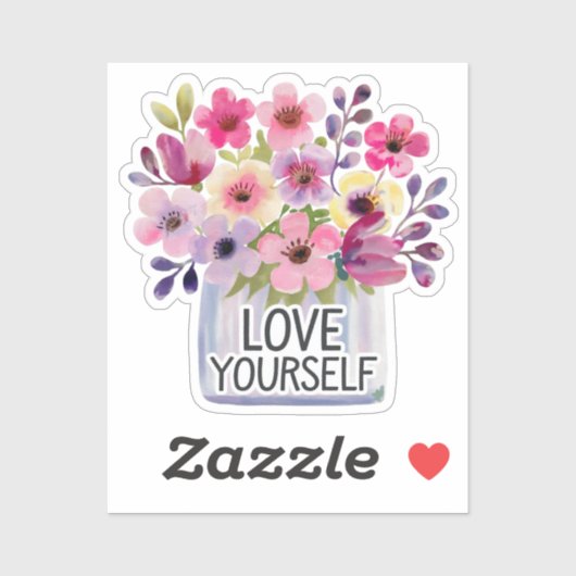 Sticker Aimez-vous (Feuille)