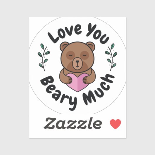 Sticker Aimez-vous beaucoup (Feuille)