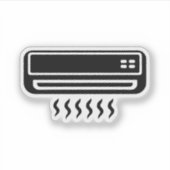 Sticker Air conditionné Ac (Devant)