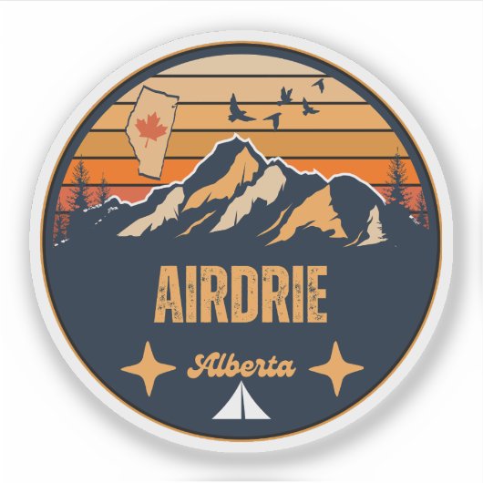 Sticker Airdrie (Alberta) (Devant)