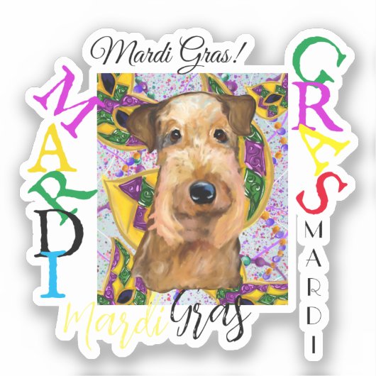 STICKER AIREDALE (Recto)