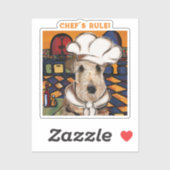 STICKER AIREDALE TERRIER (Feuille)