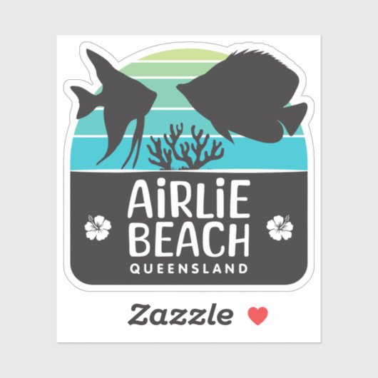 Sticker Airlie Beach (Feuille)