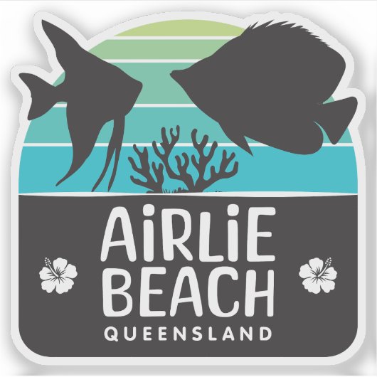 Sticker Airlie Beach (Devant)