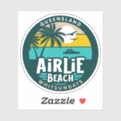 Sticker Airlie Beach, Queensland Australie (Feuille)