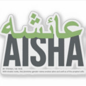 Sticker Aisha (Devant)