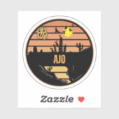 Sticker Ajo, Arizona (Feuille)