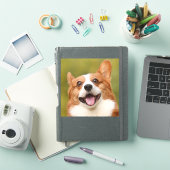 Sticker Ajouter photo de chien personnalisé Customisé (Couverture iPad)