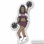 Sticker Ajouter Team Cheer Berry /White/ Black (Devant)