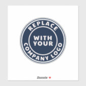 Sticker Ajouter un logo d'entreprise Employés d'entreprise (Feuille)