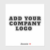 Sticker Ajouter un logo d'entreprise Ordinateur portable d (Feuille)