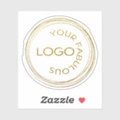 Sticker Ajouter votre activité promotionnelle Logo (Feuille)