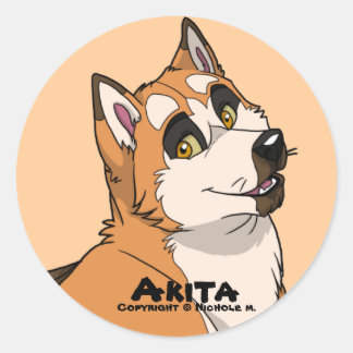 Sticker Akita