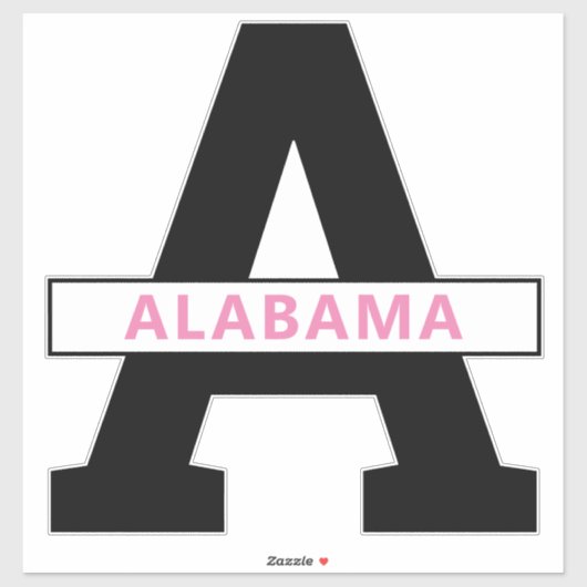 Sticker Alabama (Feuille)