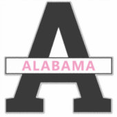 Sticker Alabama (Devant)