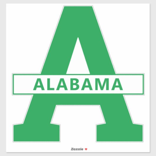 Sticker Alabama (Feuille)