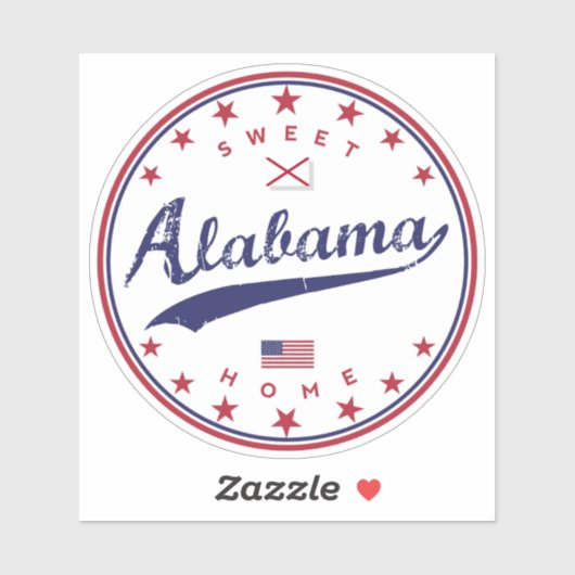 Sticker Alabama (Feuille)