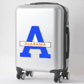 Sticker Alabama (Sur valise)
