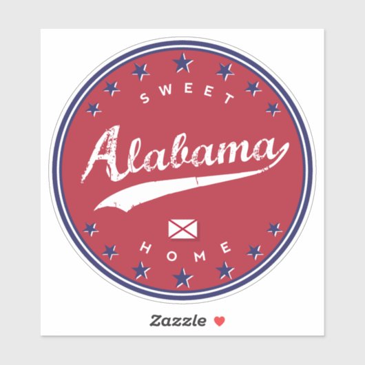 Sticker Alabama (Feuille)